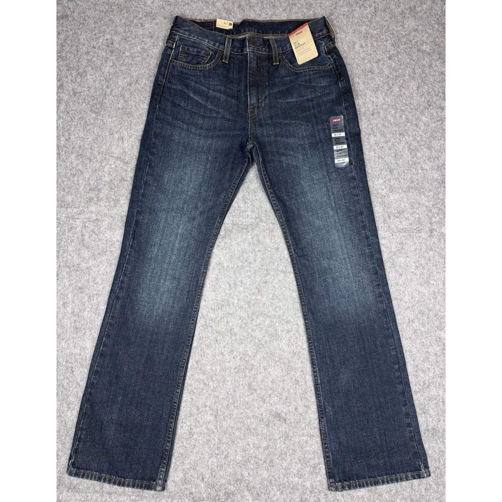 Levi's 527 Series NWT Jeans Men's Slim Fit Bootcut Dark Wash 30 x 32